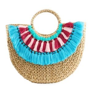 Large Straw Tote Bag